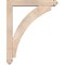 Ekena Millwork Thorton Arts and Crafts Smooth Bracket w/ Offset Brace, Douglas Fir, 5 1/2"W x 32"D x 40"H BKT0604X32X40THR03SDF - alternate 3